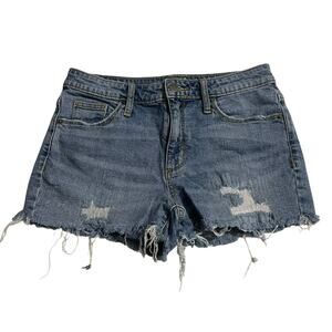 Universal Thread Womens Denim Jean Shorts Size 4/27 High Rise Shortie Cut Offs